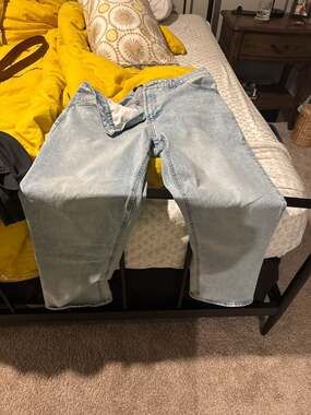 Frye Light Wash Straight Leg Jeans